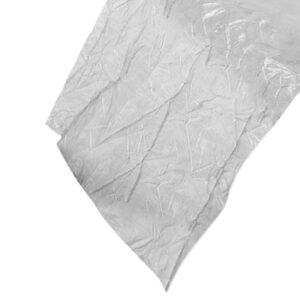 ראנר בד מקומט - כסף מבריק