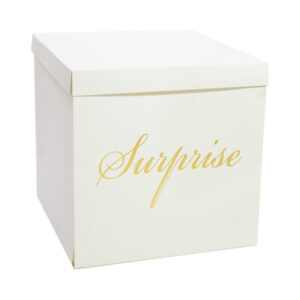 קופסת הפתעה מתפוצצת - לבן