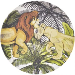 צלחת במבוק 23 - מלך האריות