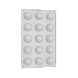 תבנית סיליקון כדור - 15 שקעים