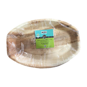 מגשים אובליים מענפי דקל