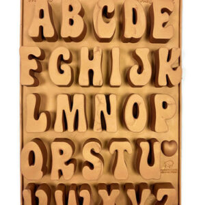 תבנית סיליקון אותיות עומדות באנגלית - דגם אדל