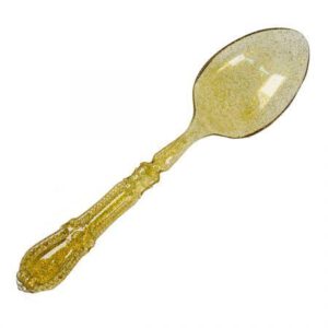 כפות הגשה וינטג' - זהב נוצץ