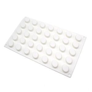 תבנית סיליקון אליפסה - 35 שקעים