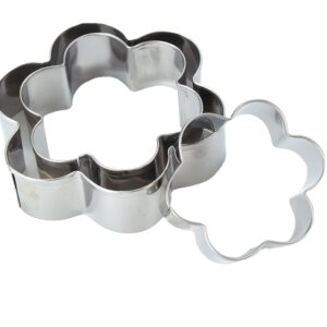 מארז 3 חותכני עוגיות - פרח