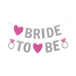 שרשרת באנר אותיות - BRIDE TO BE