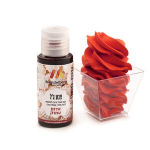 צבע ג'ל - אדום עמוק