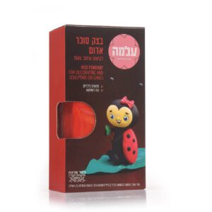 בצק סוכר עלמה - אדום