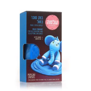 בצק סוכר עלמה - כחול