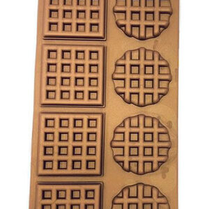 תבנית סיליקון - דגם מיני וופל בלגי