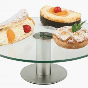 מעמד לעוגה - זכוכית