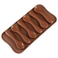 תבנית לשוקולד - 6 כפיות מסיליקון