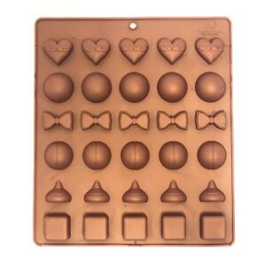 תבנית סיליקון - ששת הפרלינים