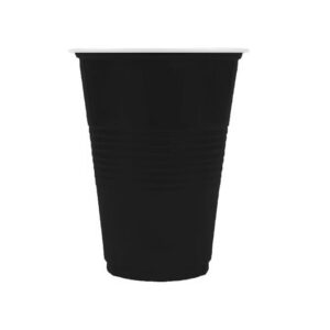 כוסות פלסטיק גדולות - שחור