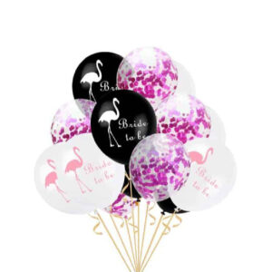 סט 15 בלונים - פלמינגו רווקות
