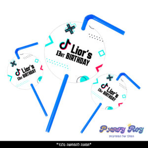 תוויות לקשים - ‏‏‏‏TIKTOK דוגמה 2 (10 יח')