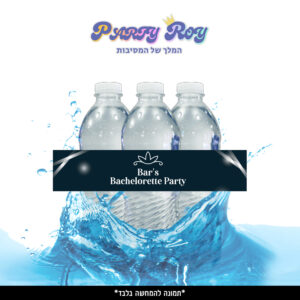 מדבקות לבקבוקים - ‏‏‏‏מסיבת רווקות דוגמה 3 (6 יח')