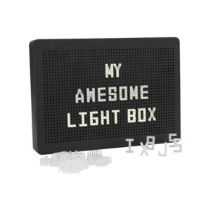 קופסת LightBox מוארת - כיתוב לבחירה