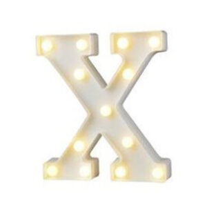 מנורת לד אות - X