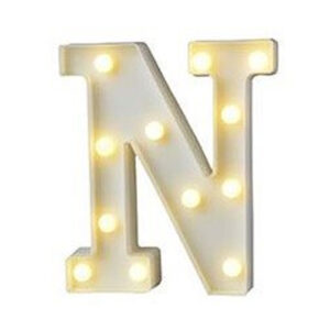 מנורת לד אות - N