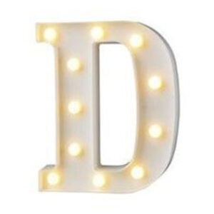 מנורת לד אות - D