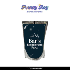 מדבקות לטרופיות - ‏‏רווקות שחור כסף (4 יח')