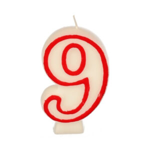 נר יום הולדת מספר 9