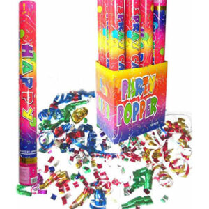 תותח קונפטי 30 ס"מ - חוטים צבעוניים