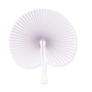 מניפות פלסטיק - לבן