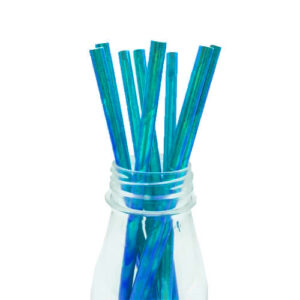 קשיות נייר - כחול מטאלי