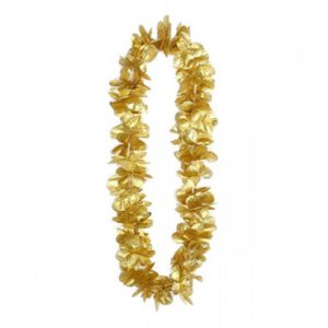 שרשראות הוואי - זהב מטאלי