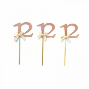 קיסמים עם פפיון - בת מצווה 12