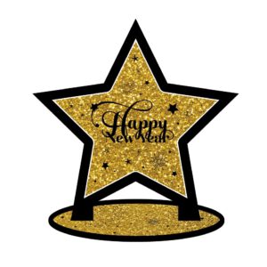 מרכז שולחן - כוכב Happy New Year