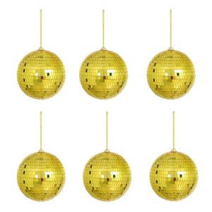 כדורי דיסקו קטנים זהב