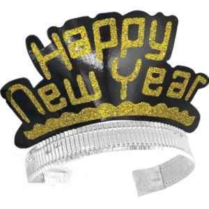 6 קשתות Happy New Year זהב