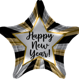 בלון כוכב מיילר 18 - Happy New Year