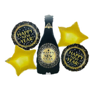סט 5 בלוני מיילר - HAPPY NEW YEAR