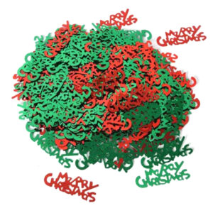 קונפטי לקישוט - Merry Christmas