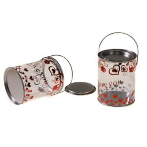 קופסת PVC עם מכסה פח