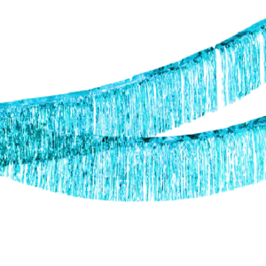 שרשרת טאסלים לתלייה - תכלת