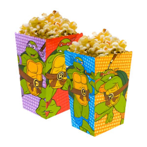 קופסאות פופקורן וחטיפים - צבי הנינג'ה