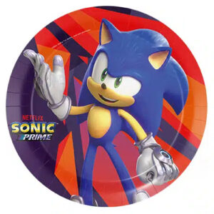 צלחות נייר מתכלה גדולות - סוניק