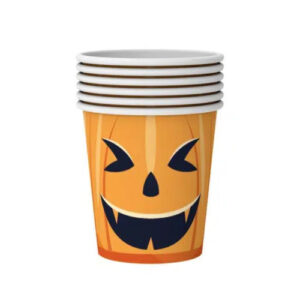 כוסות נייר - דלעת הלווין