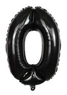 בלון מיילר 34 שחור - מספר 0