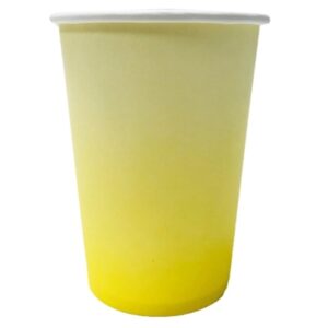 כוסות נייר - צהוב אומברה
