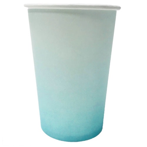 כוסות נייר - תכלת אומברה
