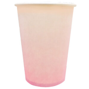 כוסות נייר - ורוד אומברה