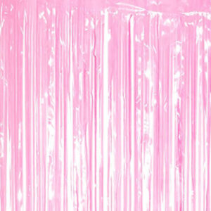 וילון פרנזים - ורוד