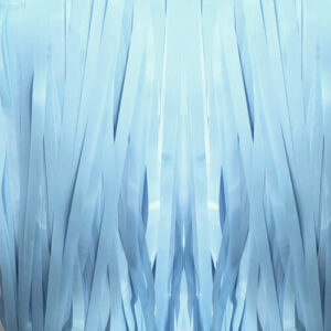 וילון פרנזים - תכלת