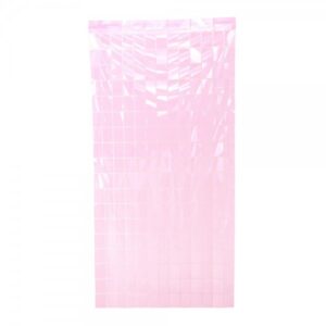 וילון ריבועים - ורוד